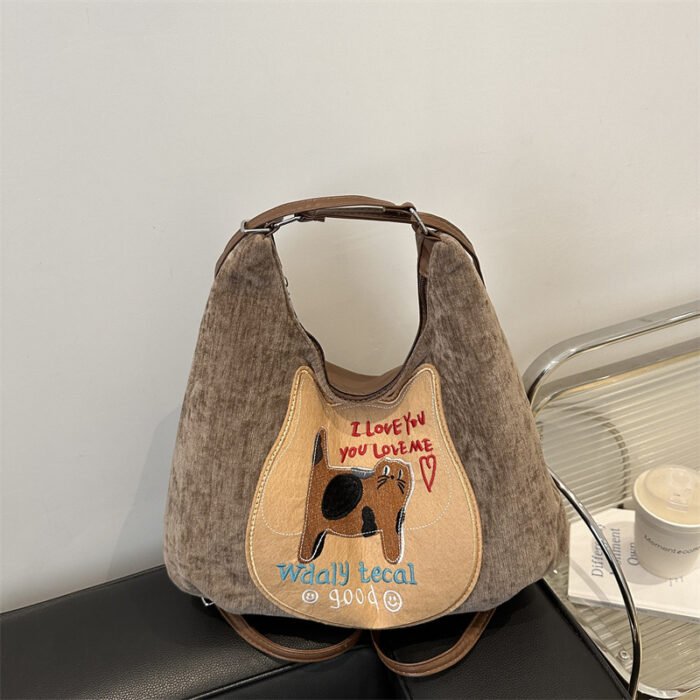 Meow bag brown 1